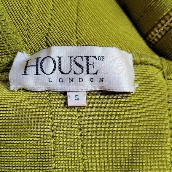 Beautiful olive green bandage dress - Picture 2 of 5